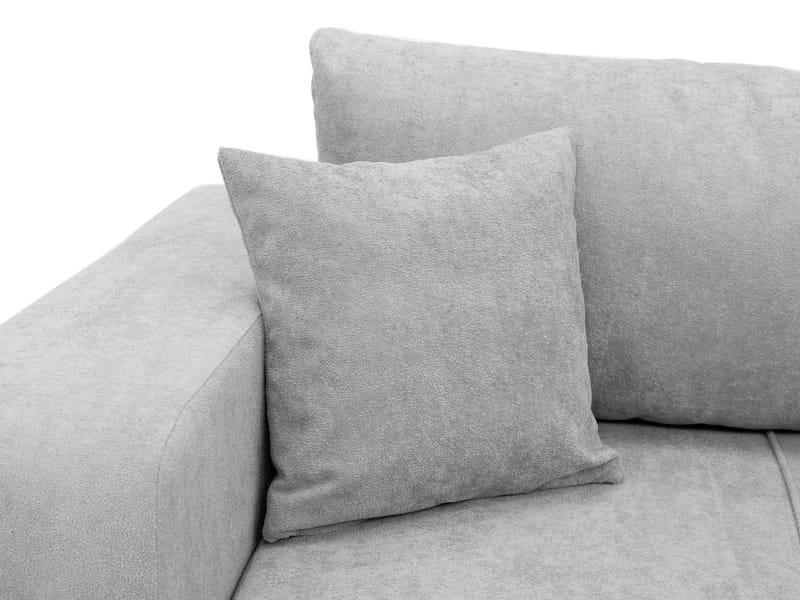 Flo 3-sits Kubisk Bäddsoffa med Förvaring i Bouclé - Brun - Möbler - Soffa - Bäddsoffa
