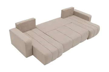 Flo Bäddsoffa Dubbeldivan 4-sits - Grå - Möbler - Soffa - Bäddsoffa