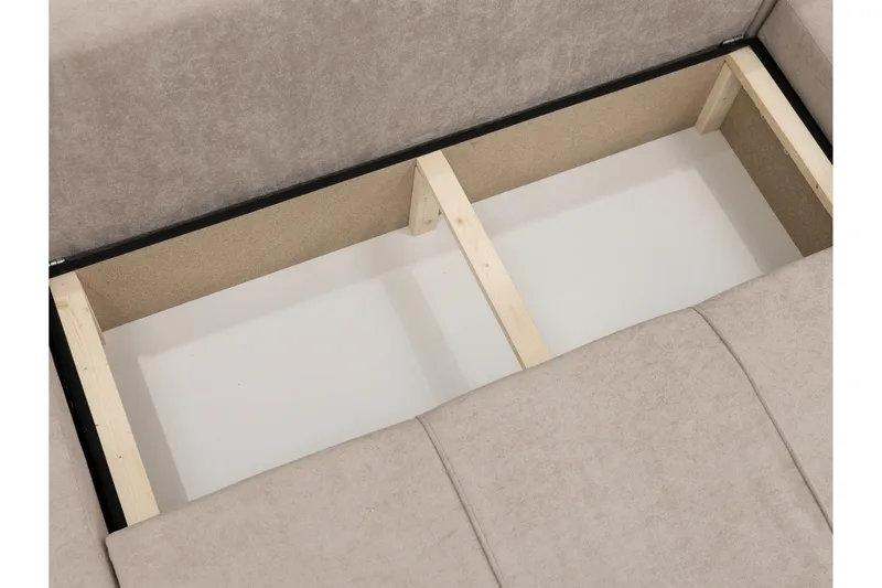 Flo Bäddsoffa Dubbeldivan 4-sits - Grå - Möbler - Soffa - Bäddsoffa