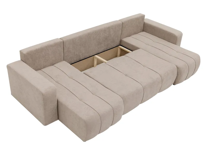 Flo Bäddsoffa Dubbeldivan 4-sits - Ljusgrå - Möbler - Soffa - Bäddsoffa
