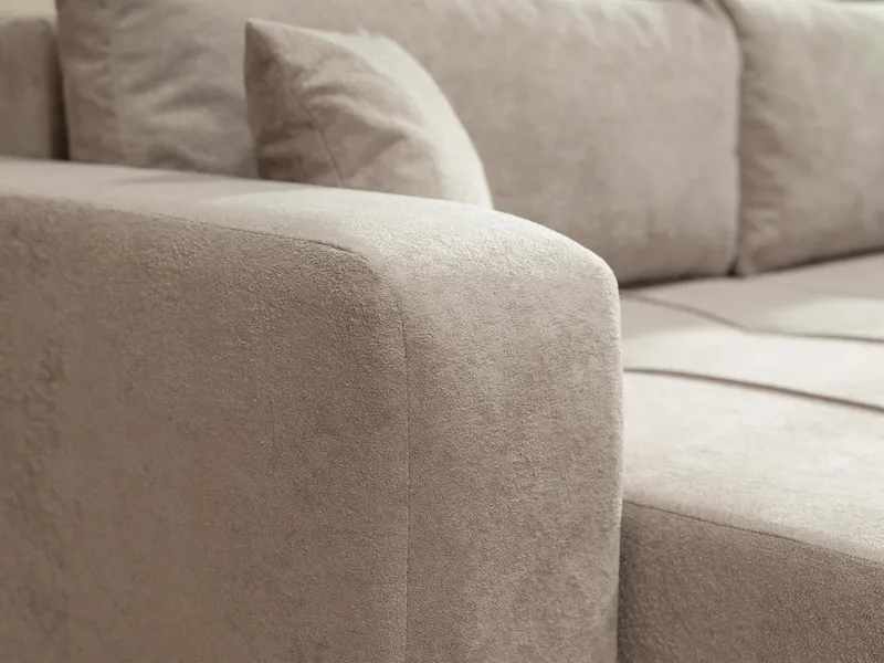 Flo Bäddsoffa med Divan 3-sits - Beige - Möbler - Soffa - Bäddsoffa
