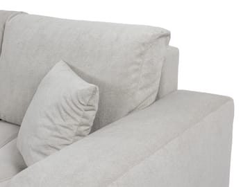 Flo Bäddsoffa med Divan 3-sits - Ljusgrå - Möbler - Soffa - Bäddsoffa