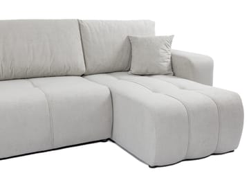 Flo Bäddsoffa med Divan 3-sits - Ljusgrå - Möbler - Soffa - Bäddsoffa