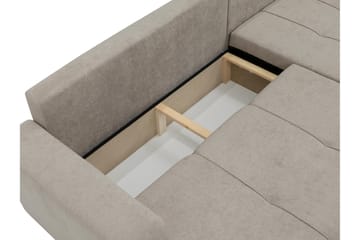 Flo Bäddsoffa med Divan 3-sits - Svart - Möbler - Soffa - Bäddsoffa