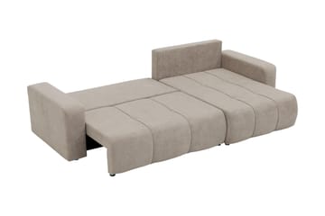 Flo Bäddsoffa med Divan 3-sits - Svart - Möbler - Soffa - Bäddsoffa