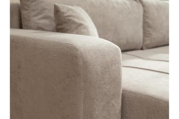 Flo Bäddsoffa med Divan 3-sits - Svart - Möbler - Soffa - Bäddsoffa