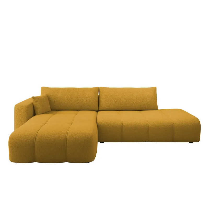 Flo Bäddsoffa med Divan 4-sits, Gul