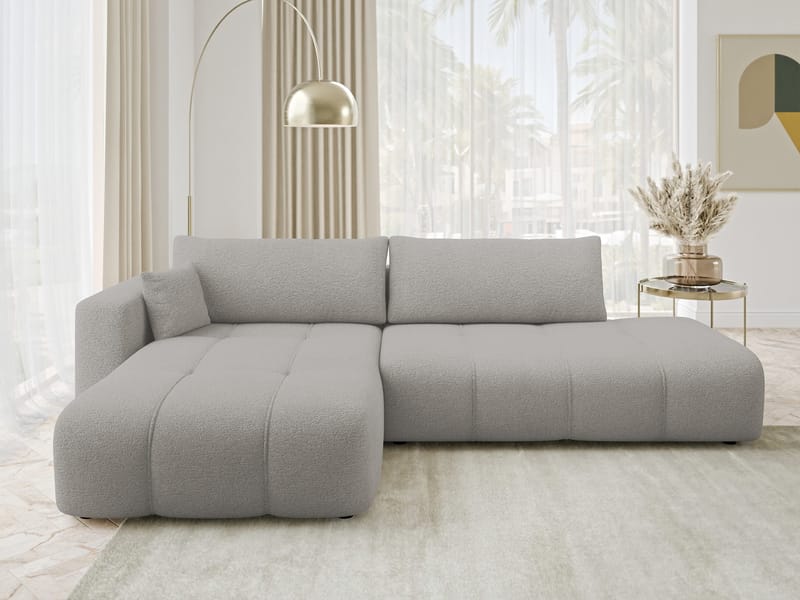 Flo Bäddsoffa med Divan 4-sits - Ljusgrå - Möbler - Soffa - Bäddsoffa
