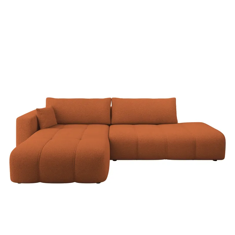 Flo Bäddsoffa med Divan 4-sits, Orange