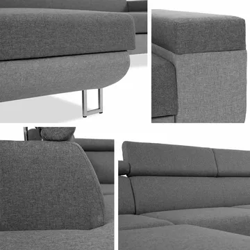 Fonti 3-sits Bäddsoffa med schäslong och förvaring - Möbler - Soffa - Bäddsoffa