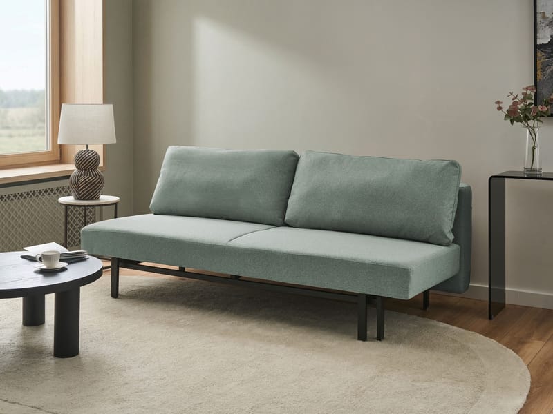 Bäddsoffa Roykka - Ljusgrön - Möbler - Soffa - Bäddsoffa - Bäddsoffa 3 sits