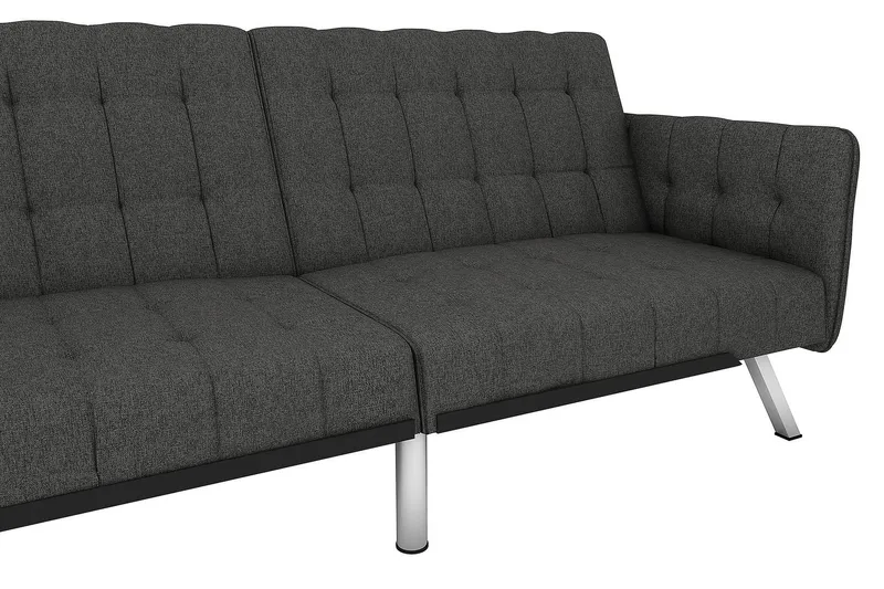 Emily Futon Linnegrå - Dorel Home - Möbler - Soffa - Bäddsoffa - Futon - Futon soffa