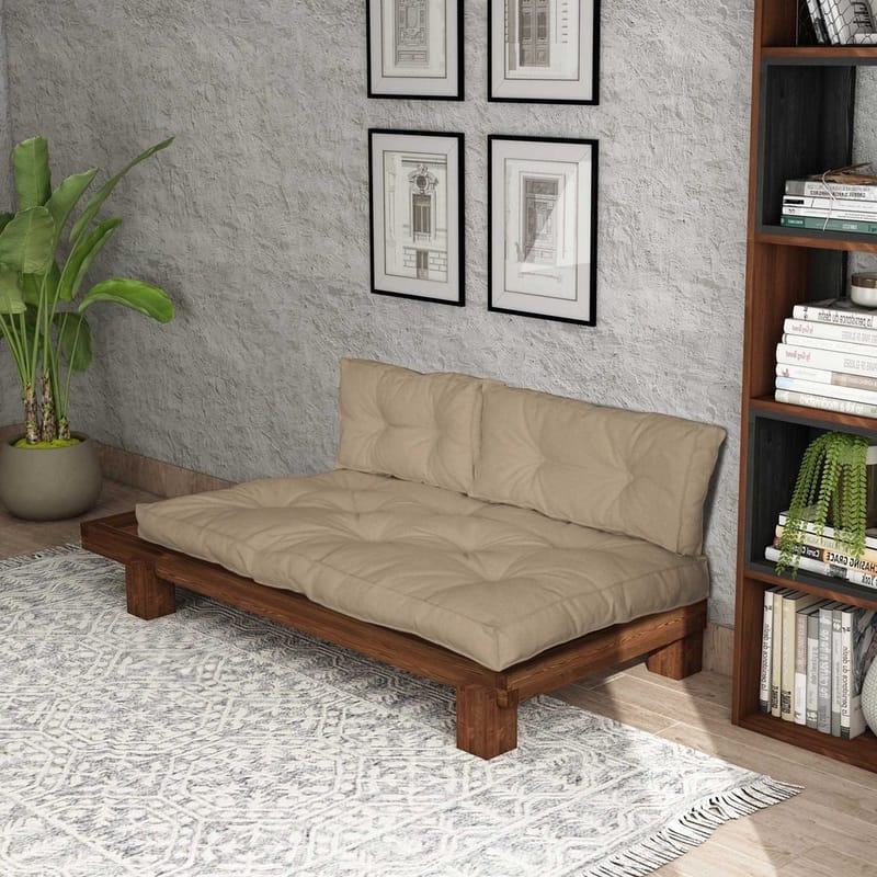 Fynros 2-sits Bäddsoffa - Beige - Möbler - Soffa - Bäddsoffa