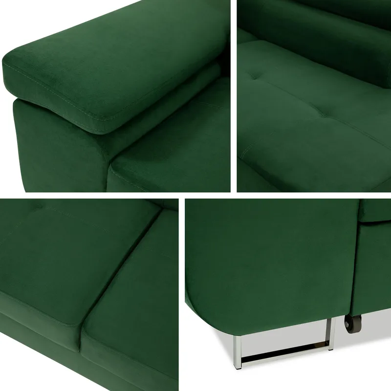 Gabina 4-sits Bäddsoffa med schäslong - beige - Möbler - Soffa - Bäddsoffa