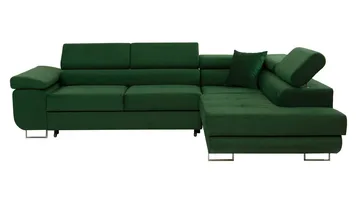 Gabina 4-sits Bäddsoffa med schäslong - beige - Möbler - Soffa - Bäddsoffa