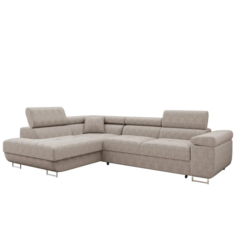 Gabina 4-sits Bäddsoffa med schäslong och förvaring