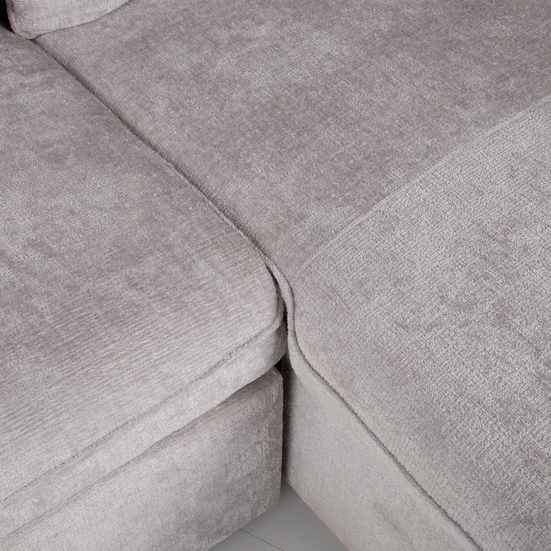 Hörnbäddsoffa Klevor - Ljusgrå - Möbler - Soffa - Bäddsoffa