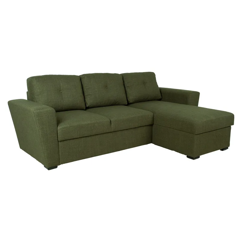 Hörnbäddsoffa Korsvik, Grön