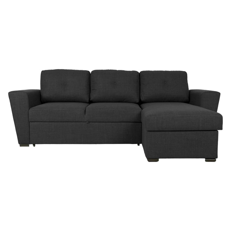 Hörnbäddsoffa Korsvik - Mörkgrå - Möbler - Soffa - Bäddsoffa