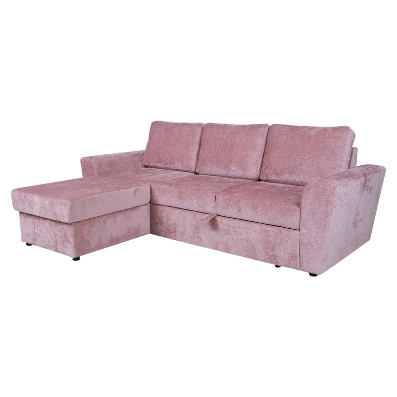 Hörnbäddsoffa Tjörnö - Rosa - Möbler - Soffa - Bäddsoffa