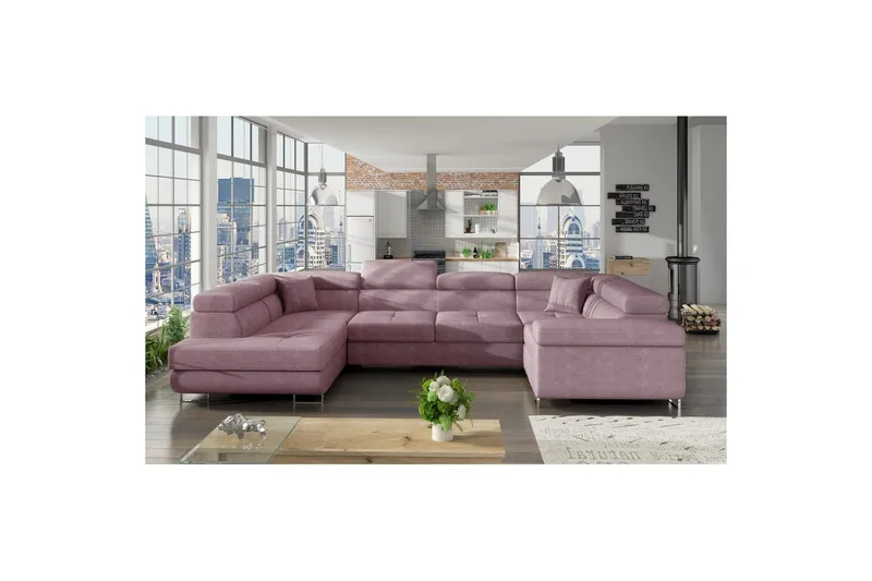 Hörnsoffa Eltap Letto 340x202x90 cm, Soro 61, Vänster