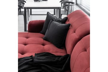 Hörnsoffa Eltap Lorelle 225x160x105 cm - Omega 91, Rosa, Vänster - Möbler - Soffa - Bäddsoffa