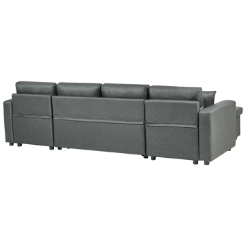 Hörnsoffa Sommen - Mörkgrå - Möbler - Soffa - Bäddsoffa