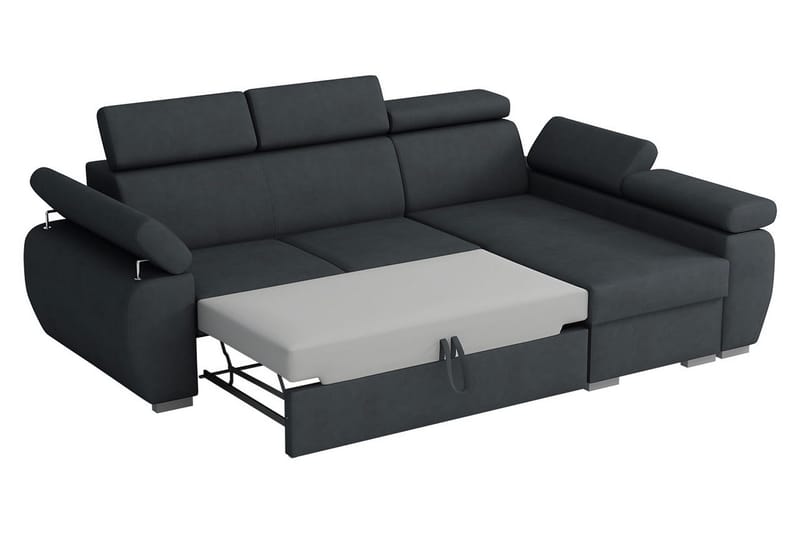 Halliday Hörnsoffa Höger - Mörkgrå - Möbler - Soffa - Bäddsoffa