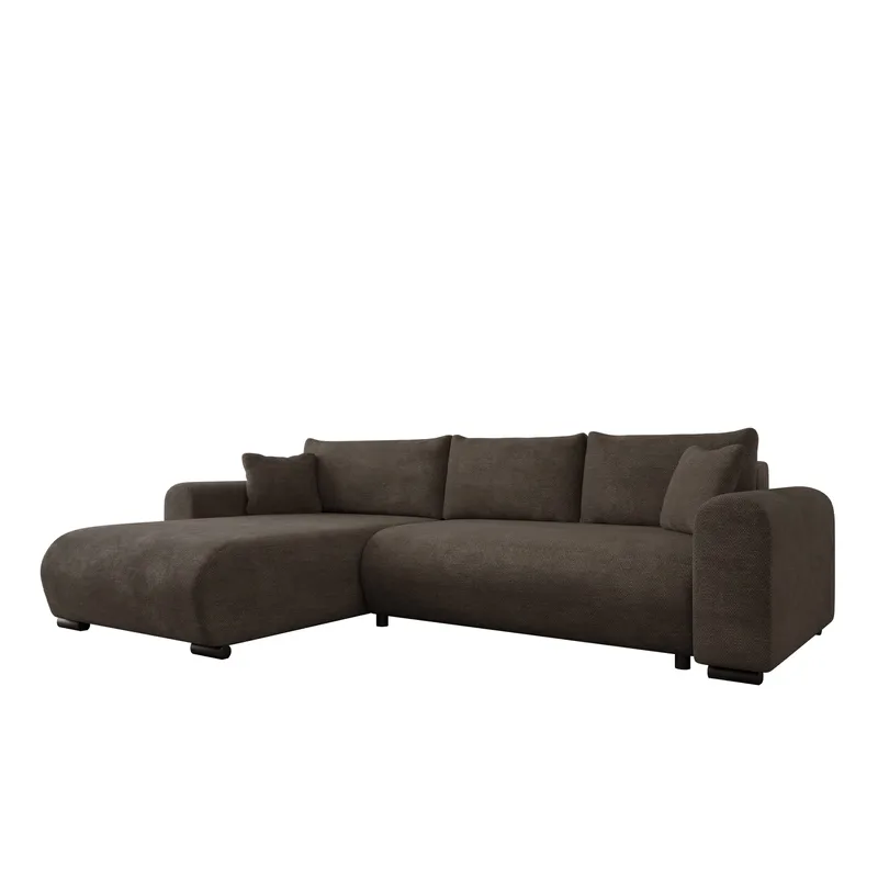 Handda 3-sits Bäddsoffa med divan, brun