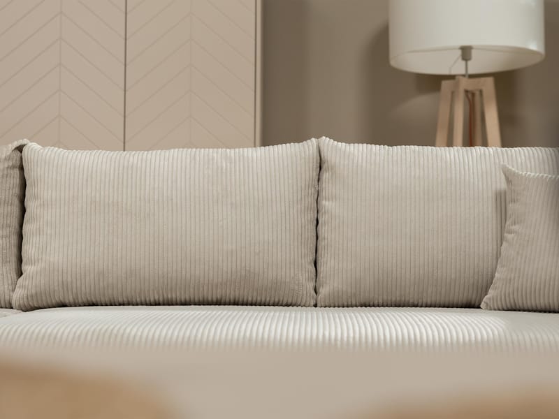 Handda 4-sits Bäddsoffa med Divan Vänster - Beige - Möbler - Soffa - Bäddsoffa