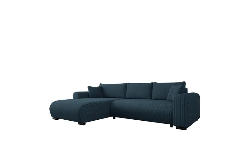 Handda Bäddsoffa med Divan 3-sits i Manchester, Marinblå