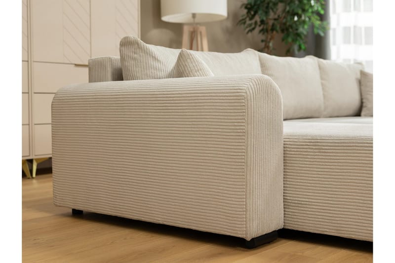Handda Bäddsoffa med Divan 3-sits i Manchester - Marinblå - Möbler - Soffa - Bäddsoffa