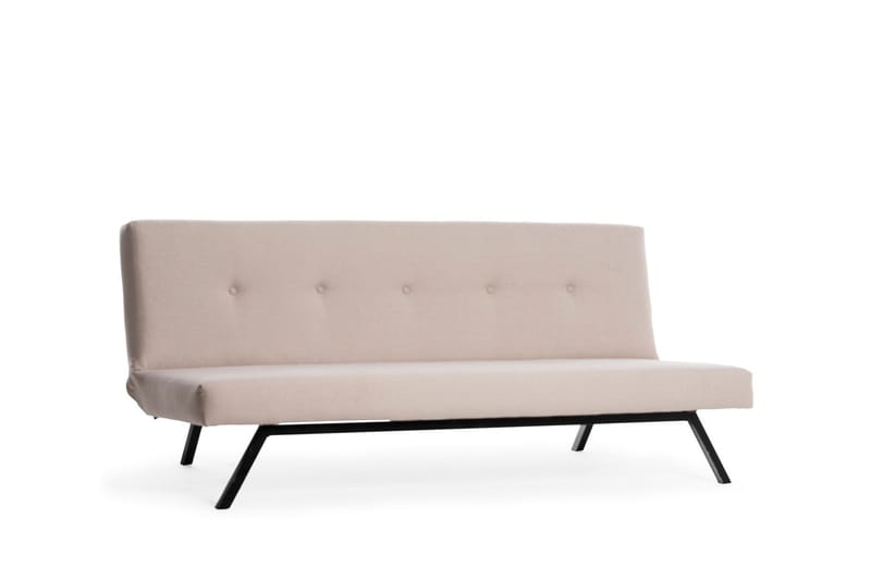 Hetalia 3-sits Längsbäddad Bäddsoffa 102x180 cm i Tyg, Beige