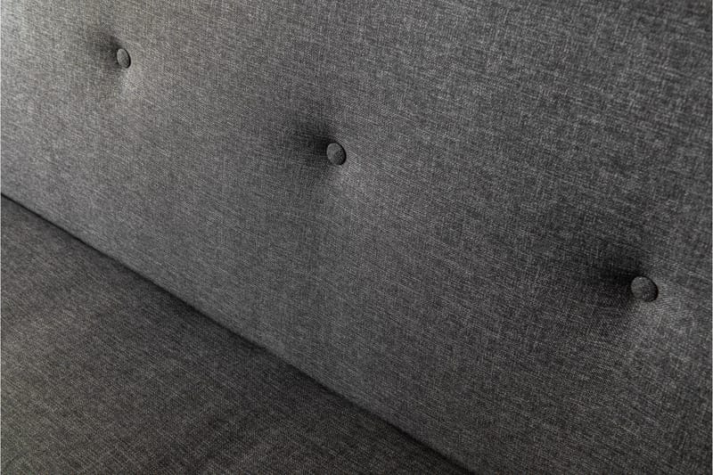 Hetalia 3-sits Längsbäddad Bäddsoffa 102x180 cm i Tyg - Mörkgrå - Möbler - Soffa - Bäddsoffa