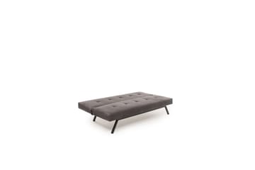 Hetalia 3-sits Rektangulär Fällbar Bäddsoffa 100x180 cm i Tyg - Grå - Möbler - Soffa - Bäddsoffa