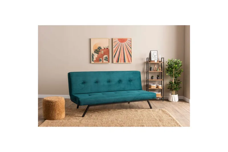 Hetalia Bäddsoffa 3-sits - Blå - Möbler - Soffa - Bäddsoffa