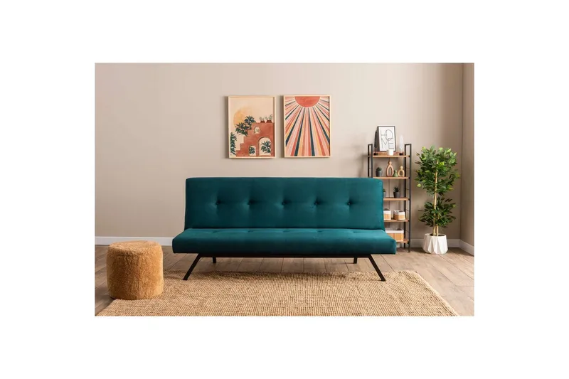 Hetalia Bäddsoffa 3-sits - Blå - Möbler - Soffa - Bäddsoffa