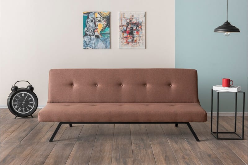 Hetalia Bäddsoffa 3-sits, Brun
