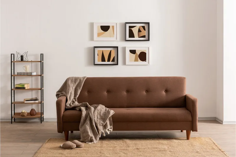 Hiko Bäddsoffa, Brun