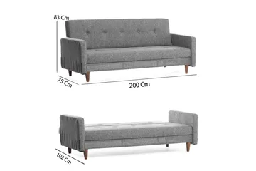 Hiko Bäddsoffa - Ljusgrå - Möbler - Soffa - Bäddsoffa