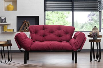 Jenica Bäddsoffa 2-sits - Vinröd - Möbler - Soffa - Bäddsoffa