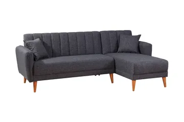 Jenick Hörnbäddsoffa - Mörkgrå - Möbler - Soffa - Bäddsoffa