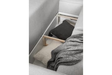 Kamli Bäddsoffa m. Divan med Förvaring - Ljusgrå - Möbler - Soffa - Bäddsoffa
