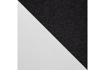 Karkula Höger Hörnbäddsoffa Bäddbar 128x275 cm med Förvaring i Tyg - Vit|Svart - Möbler - Soffa - Bäddsoffa
