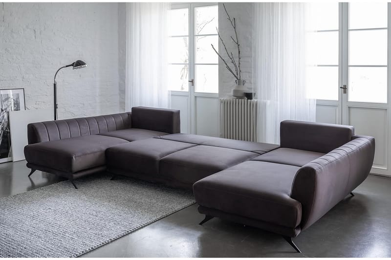 Katun Bäddsoffa Dubbelschäslong - Gul - Möbler - Soffa - Bäddsoffa