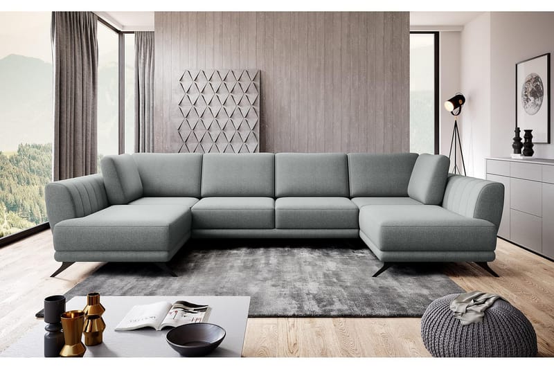 Katun Bäddsoffa Dubbelschäslong - Ljusgrå - Möbler - Soffa - Bäddsoffa