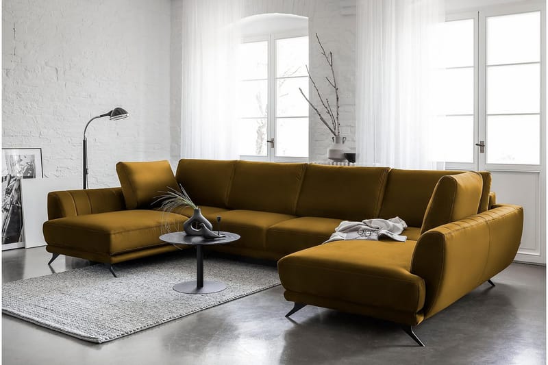 Katun Bäddsoffa Dubbelschäslong, Orange