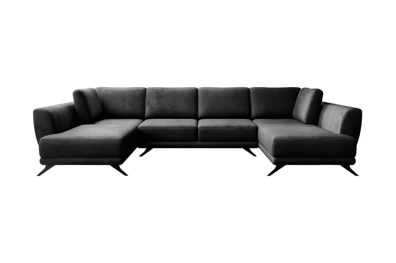 Katun Bäddsoffa Dubbelschäslong, Svart
