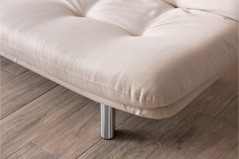 Kingaroy Längsbäddad Bäddsoffa 100x175 cm i Linne - Krämbeige - Möbler - Soffa - Bäddsoffa