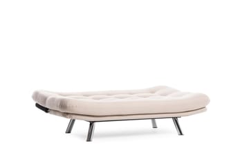 Kingaroy Längsbäddad Bäddsoffa 100x175 cm i Linne - Krämbeige - Möbler - Soffa - Bäddsoffa